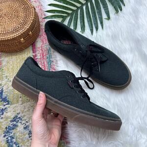 Vans Low Top Sneaker Mens 11.5 Green Black